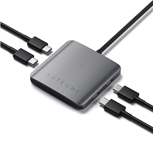 Satechi 4-Port USB-C Hub, Power Delivery, hall - USB hub