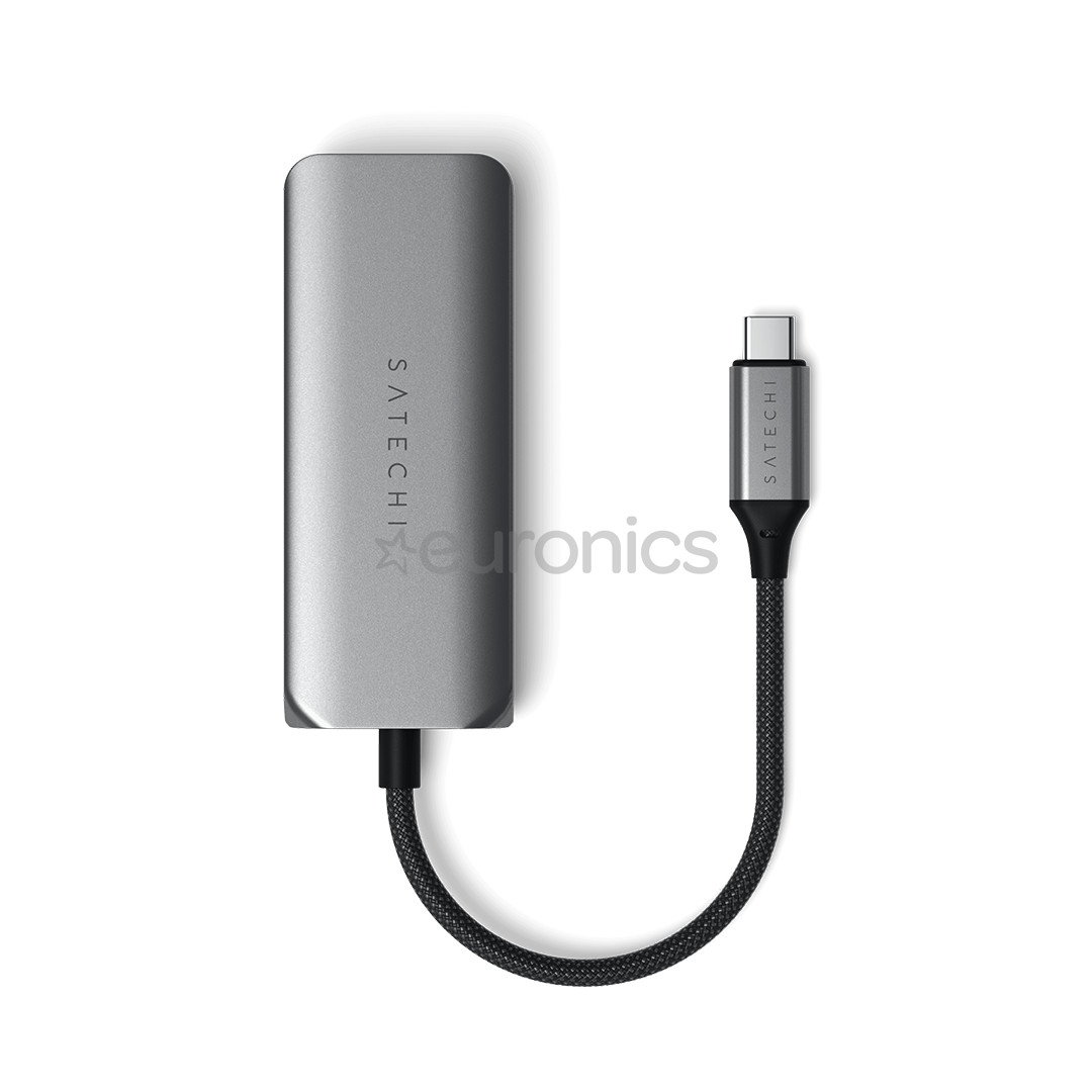 Satechi 4-in-1 USB-C Hub, LAN, hall - USB hub