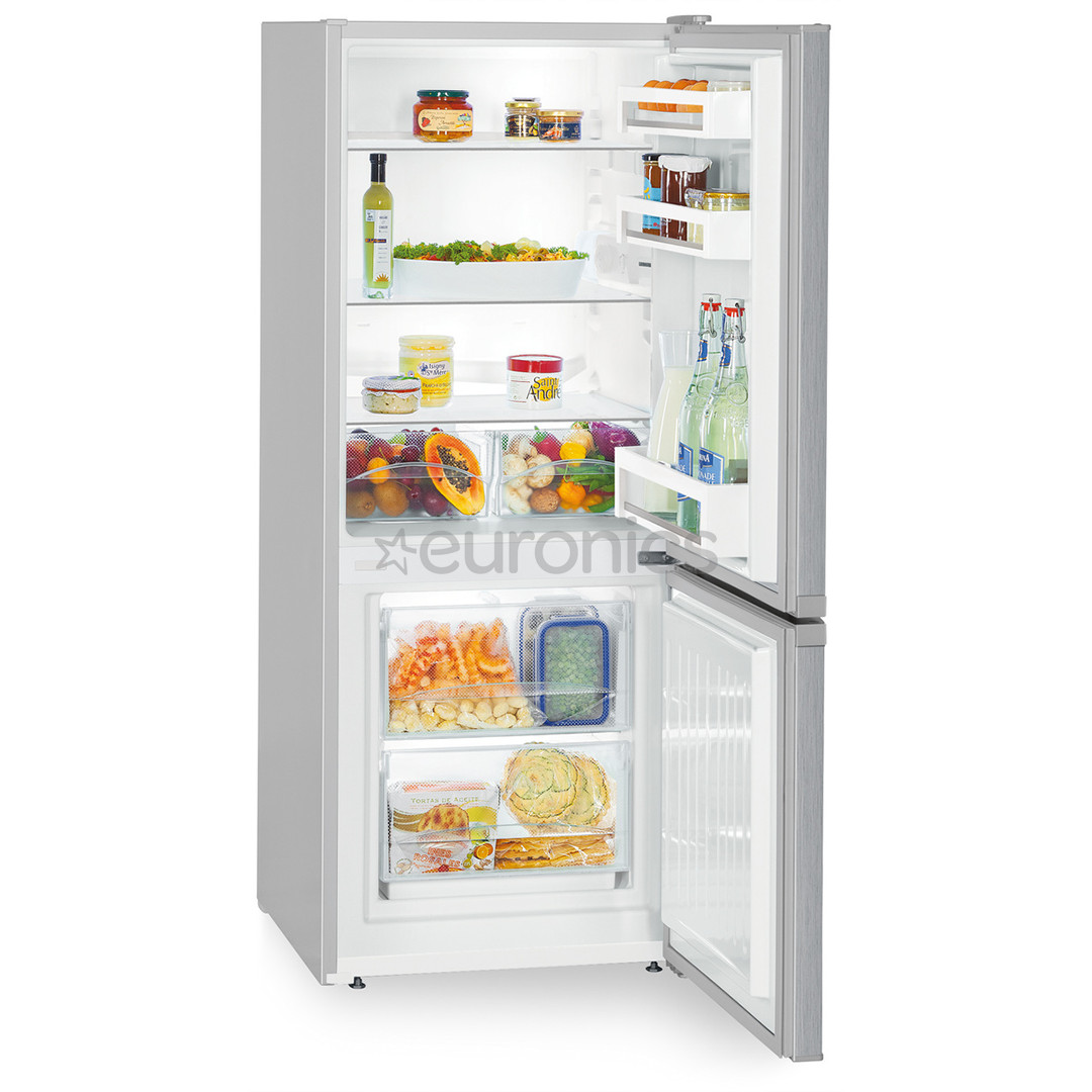Liebherr, SmartFrost, 210 L, height 138 cm, silver - Refrigerator