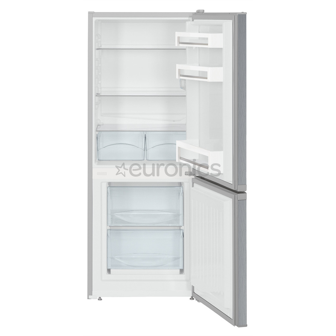 Liebherr, SmartFrost, 210 L, height 138 cm, silver - Refrigerator
