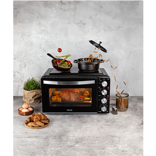 Stollar, 40 L, 3100 W, must - Miniahi kahe keedualaga