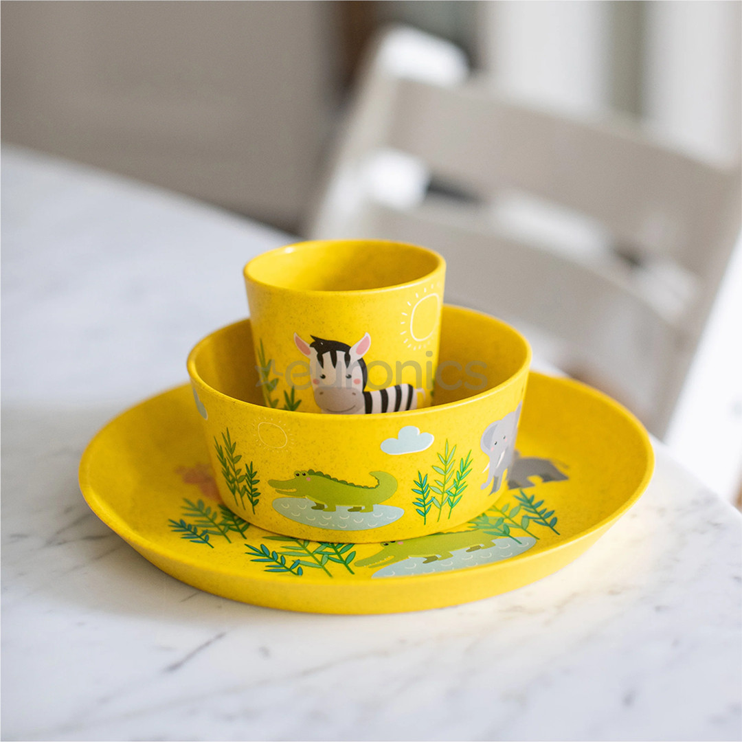 Koziol CONNECT AFRICA, 3 pcs - Children's tableware set