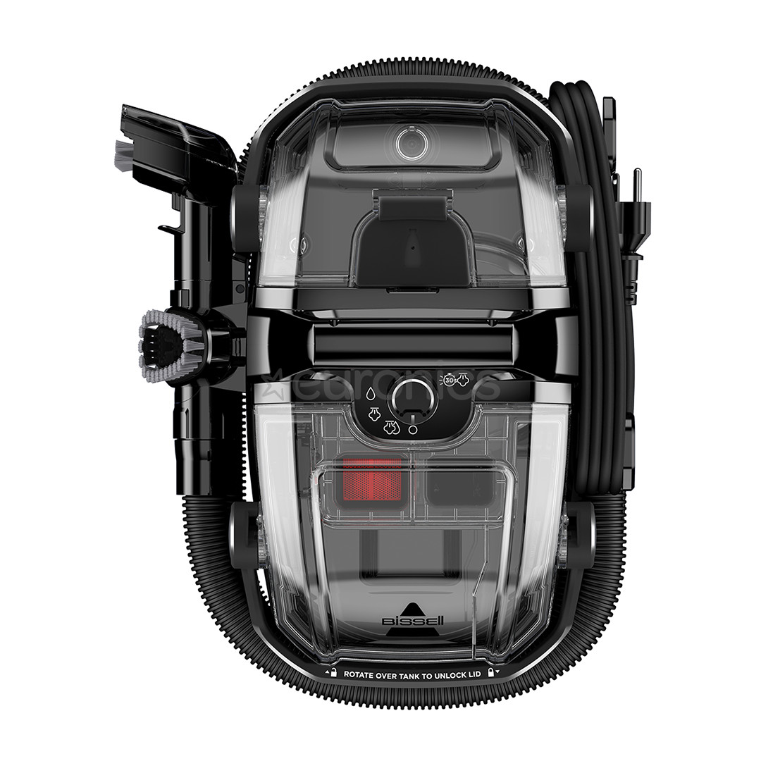 Bissell SpotClean® HydroSteam™ Select, 1000 W, black - Portable carpet & upholstery cleaner