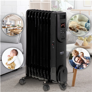 Camry, 9 ribi, 2000 W, must - Õliradiaator