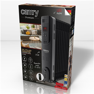 Camry, 9 ribi, 2000 W, must - Õliradiaator