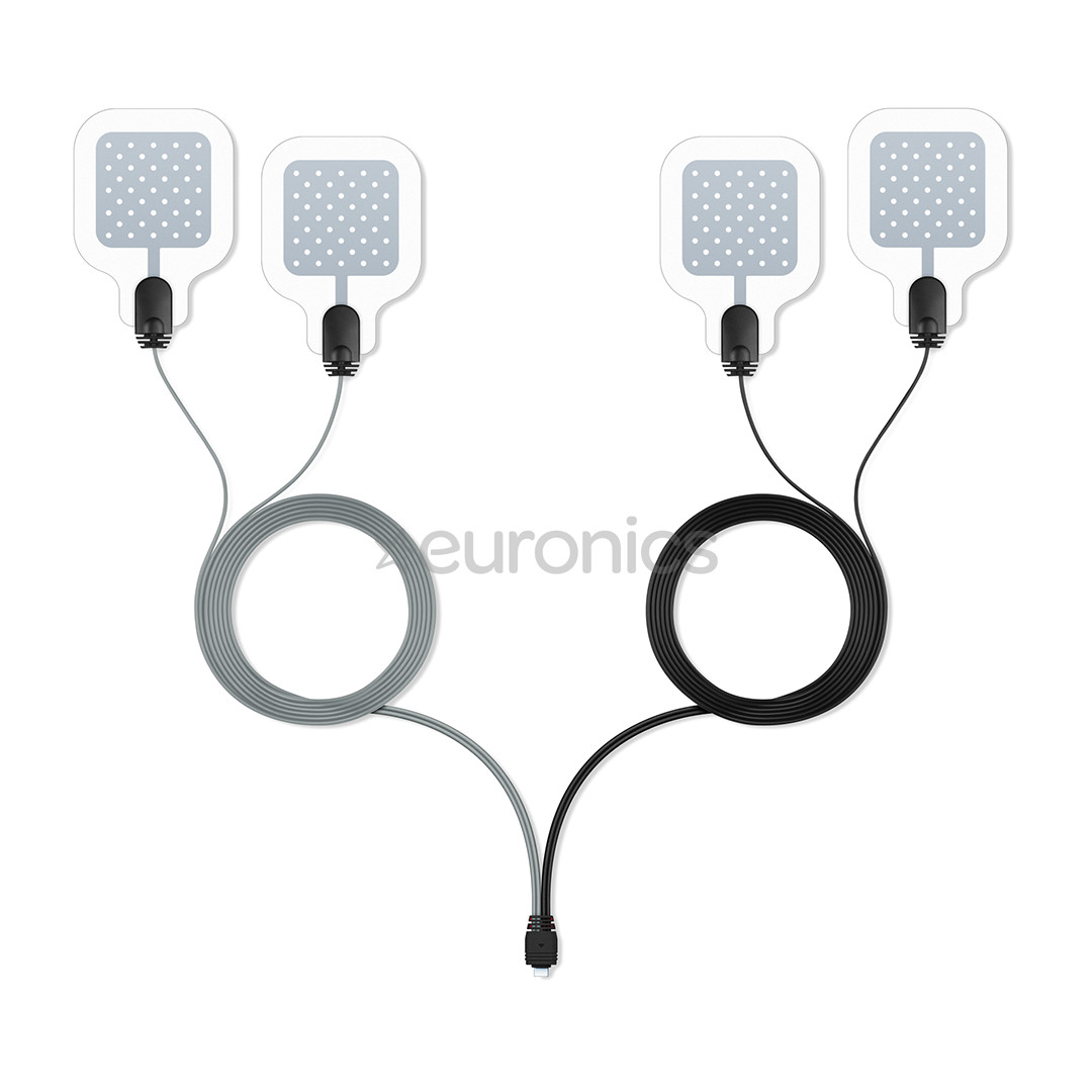 Beurer 4-in-1, heat function, black - Digital TENS/EMS device