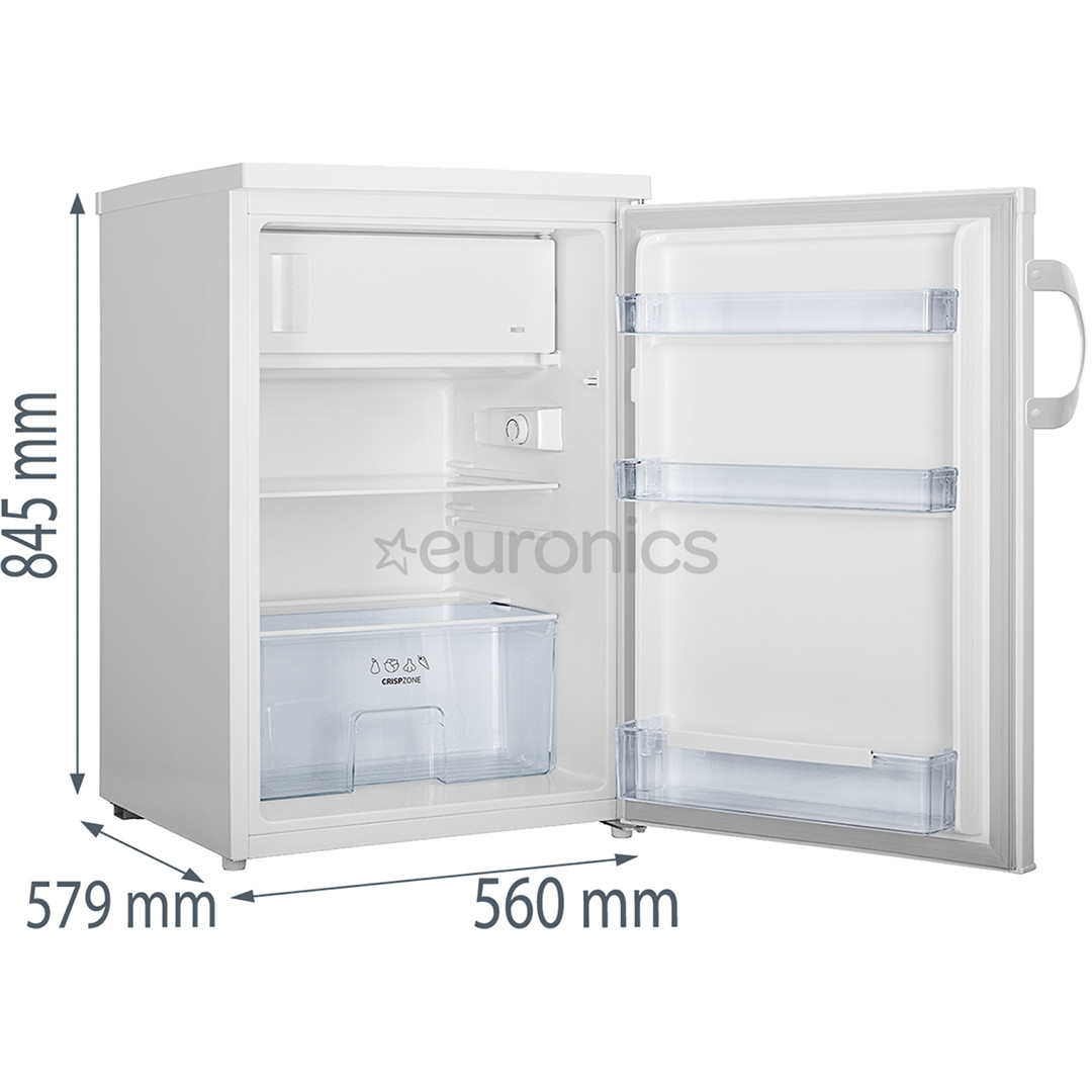 Gorenje, 120 L, height 85 cm, white - Refrigerator