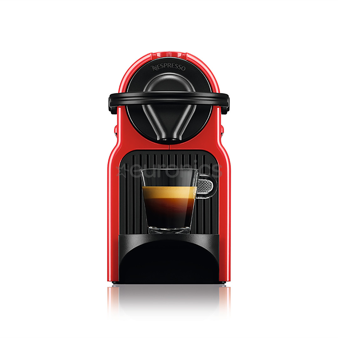 Krups Nespresso Inissia, red - Capsule coffee machine