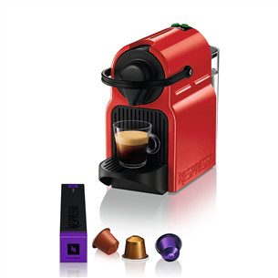 Krups Nespresso Inissia, red - Capsule coffee machine