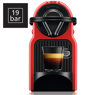 Krups Nespresso Inissia, red - Capsule coffee machine