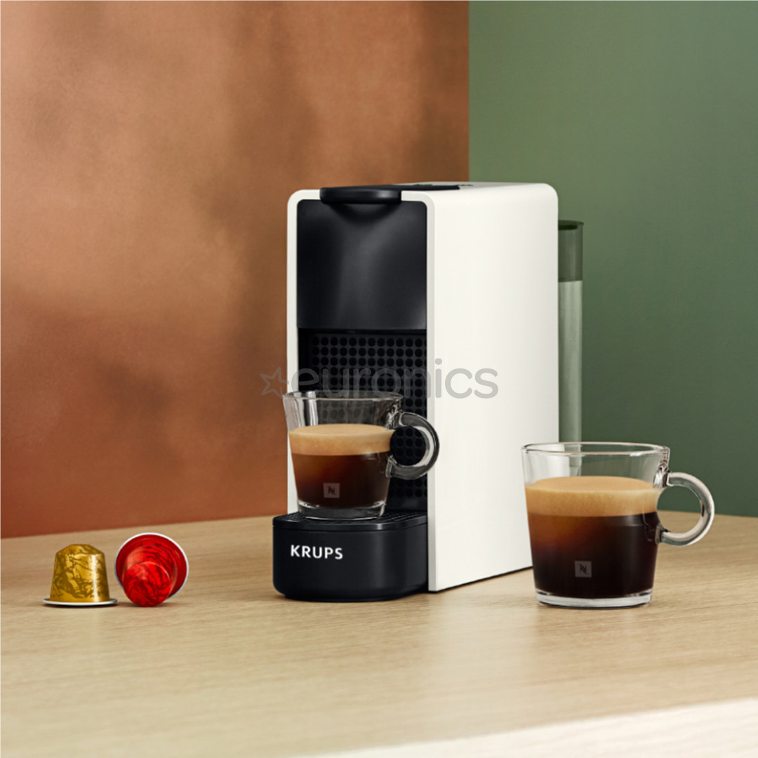 Krups Nespresso Essenza Mini, valge - Kapselkohvimasin + Aeroccino