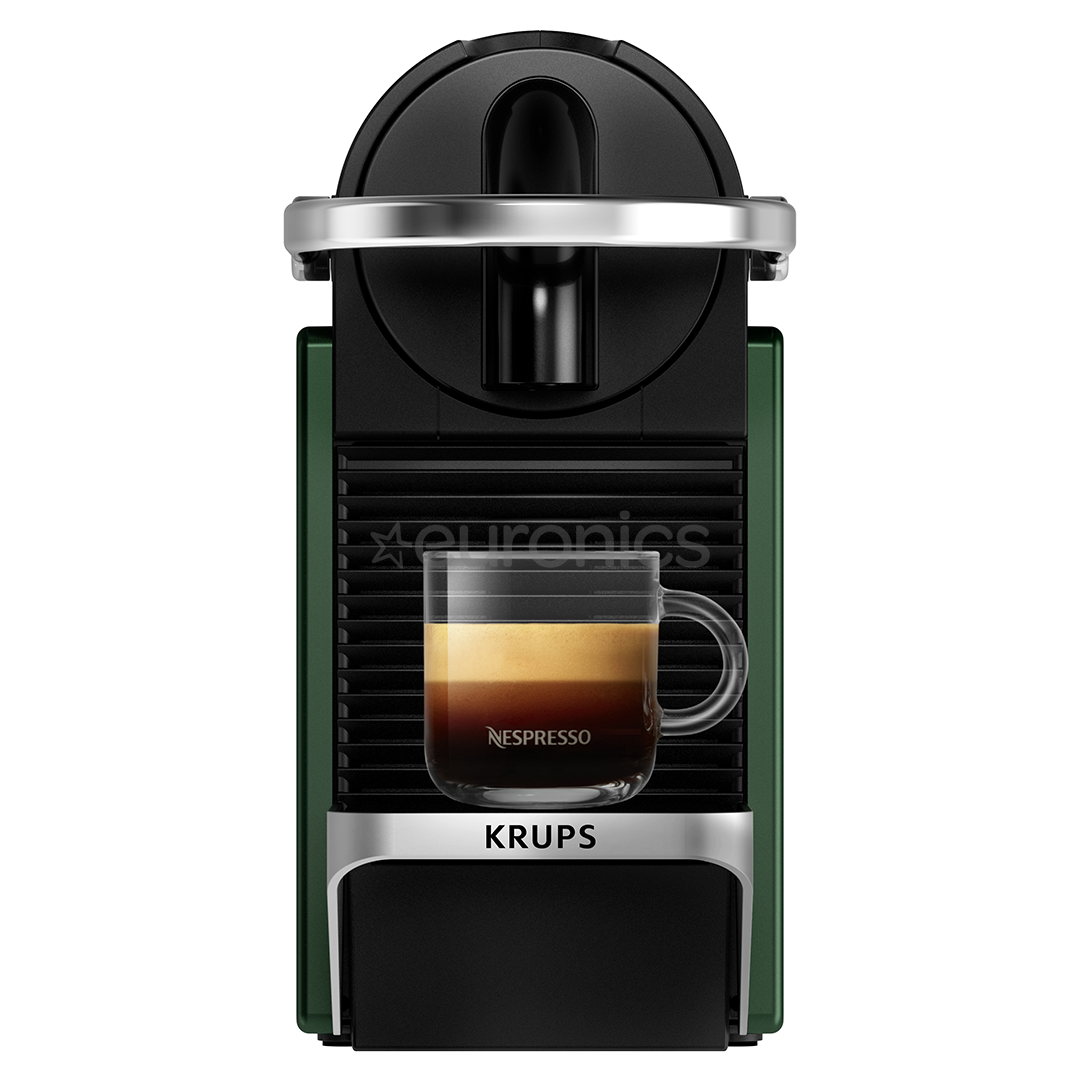 Krups Nespresso Pixie Redesign, dark green - Capsule coffee machine