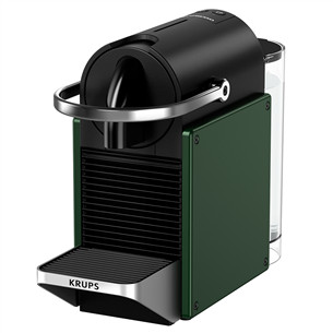 Krups Nespresso Pixie Redesign, dark green - Capsule coffee machine