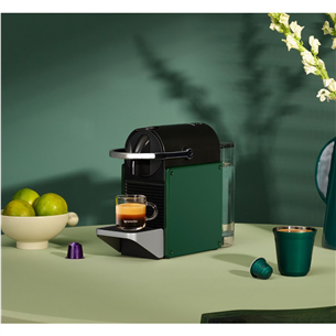 Krups Nespresso Pixie Redesign, dark green - Capsule coffee machine