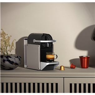 Krups Nespresso Pixie Redesign, titaan - Kapselkohvimasin