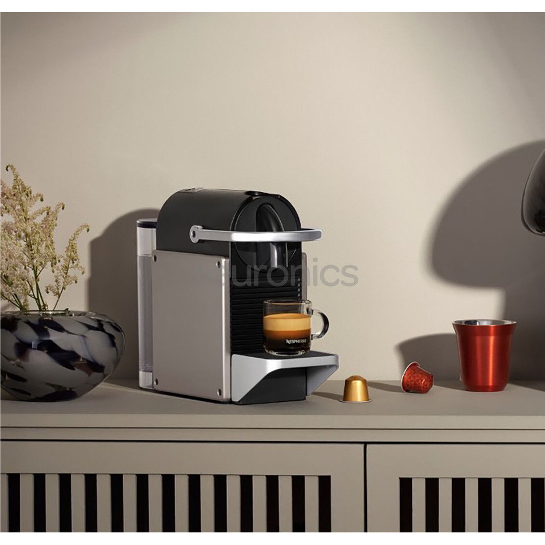 Krups Nespresso Pixie Redesign, titaan - Kapselkohvimasin