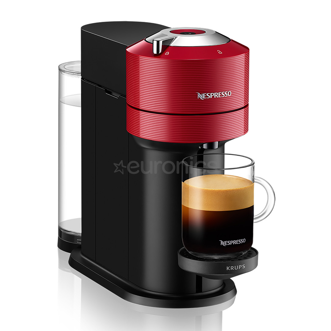 Krups Nespresso Vertuo Next, red - Capsule coffee machine