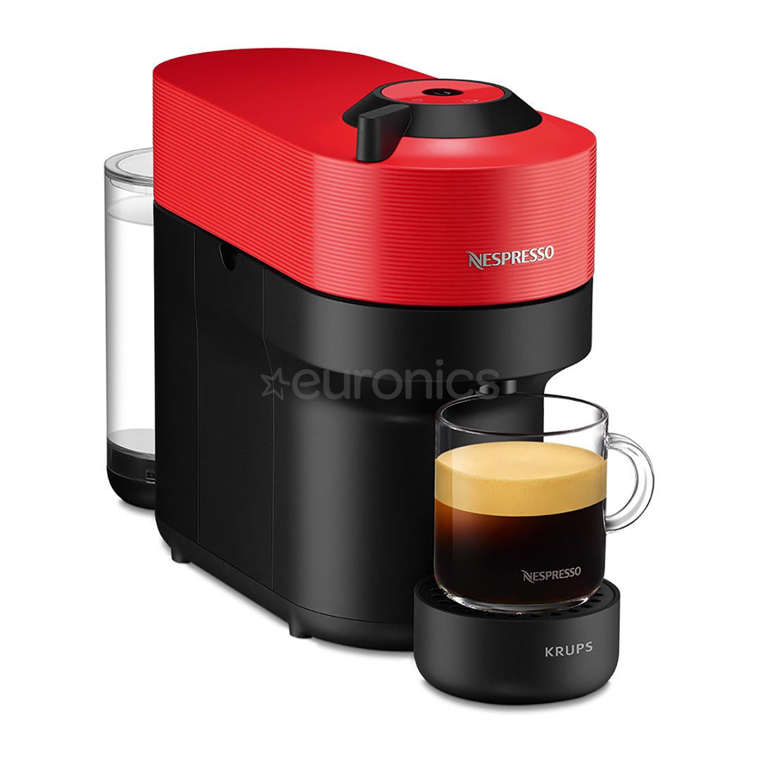 Krups Nespresso Vertuo Pop, красный - Капсульная кофеварка
