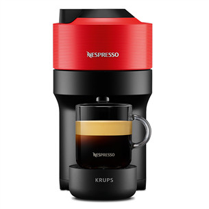 Krups Nespresso Vertuo Pop, красный - Капсульная кофеварка