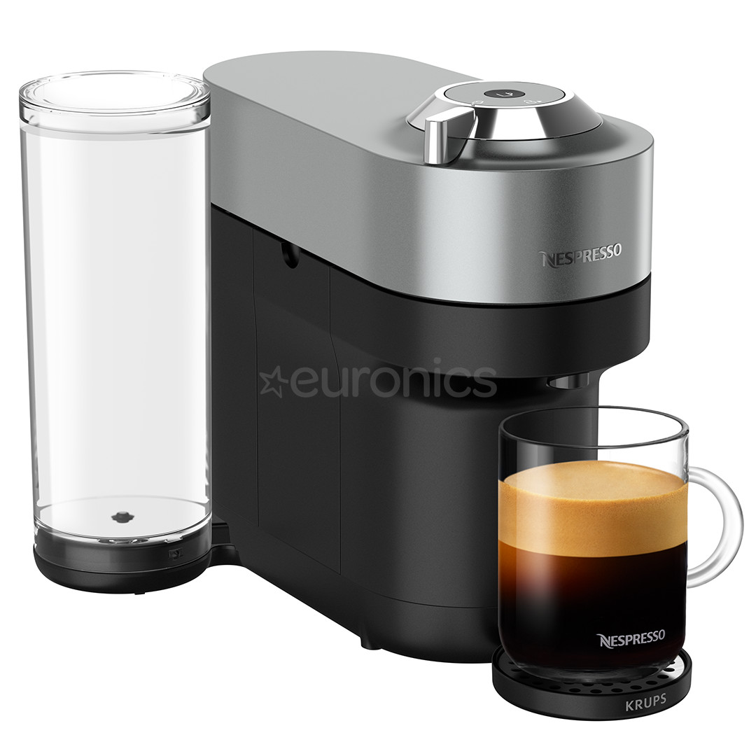Krups Nespresso Vertuo Pop+, titan - Capsule coffee machine