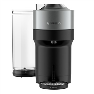 Krups Nespresso Vertuo Pop+, titan - Capsule coffee machine