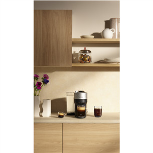 Krups Nespresso Vertuo Pop+, titan - Capsule coffee machine