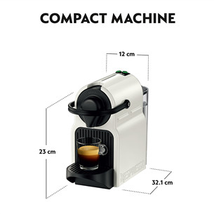 Krups Nespresso Inissia, white - Capsule coffee machine