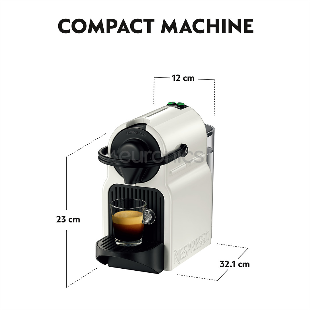 Krups Nespresso Inissia, white - Capsule coffee machine
