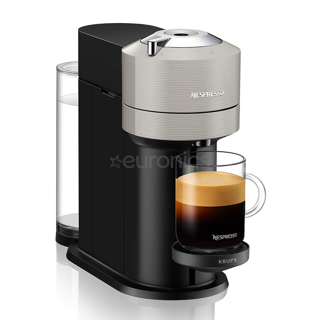 Krups Nespresso Vertuo Next, grey - Capsule coffee machine