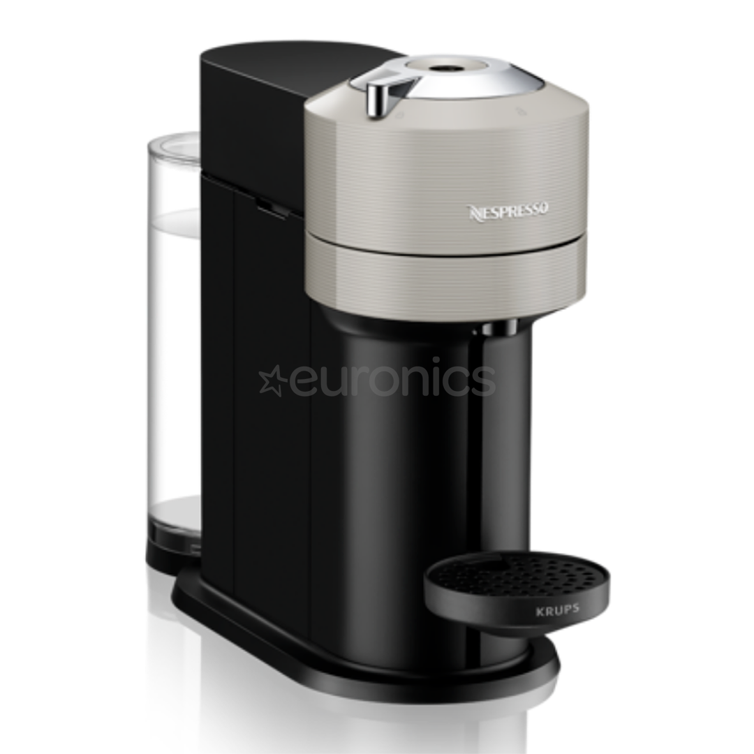 Krups Nespresso Vertuo Next, grey - Capsule coffee machine