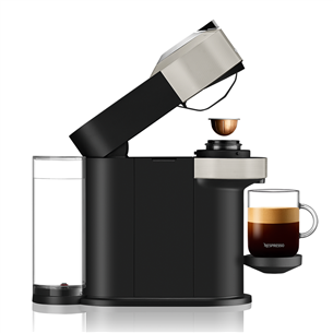 Krups Nespresso Vertuo Next, grey - Capsule coffee machine