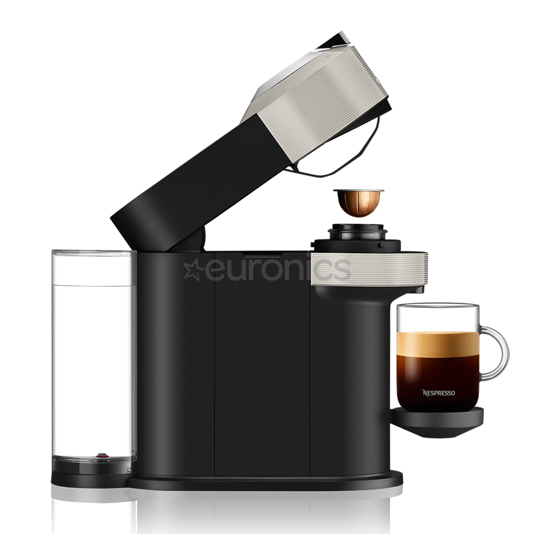 Krups Nespresso Vertuo Next, grey - Capsule coffee machine