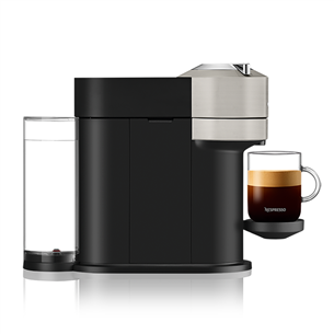 Krups Nespresso Vertuo Next, grey - Capsule coffee machine