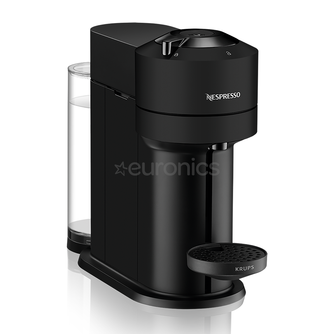 Krups Nespresso Vertuo Next, matt black - Capsule coffee machine