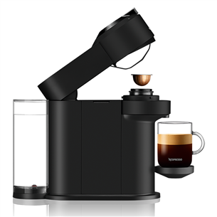 Krups Nespresso Vertuo Next, matt black - Capsule coffee machine
