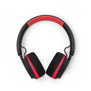 Philips TAA6219, must/punane - Juhtmevabad kõrvaklapid
