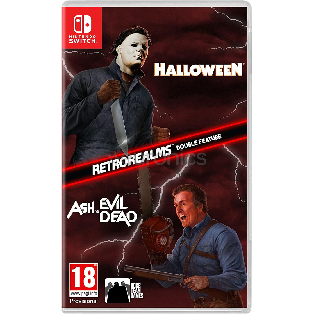 Halloween & Ash vs. Evil Dead Retro Realms, Nintendo Switch - Game