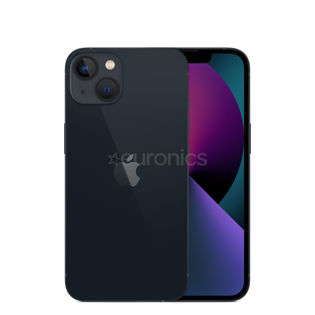 Refurbished Apple iPhone 13, 128 GB, black - Smartphone