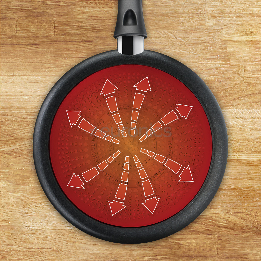 Tefal One pick pot pan, 24 cm, must - Sügav praepann