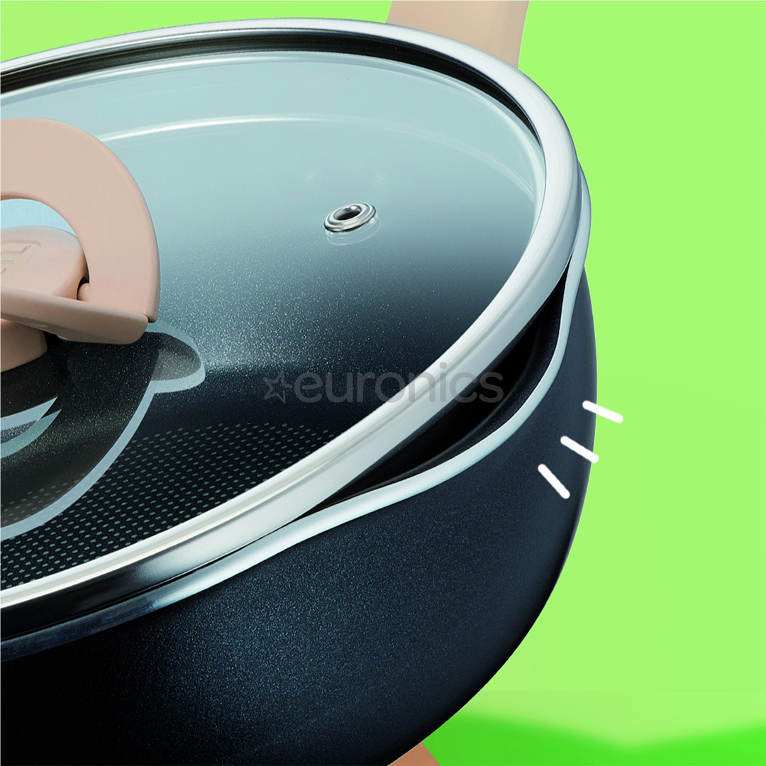 Tefal One pick pot pan, 24 cm, must - Sügav praepann