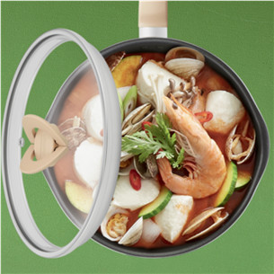 Tefal One pick pot pan, 24 cm, must - Sügav praepann