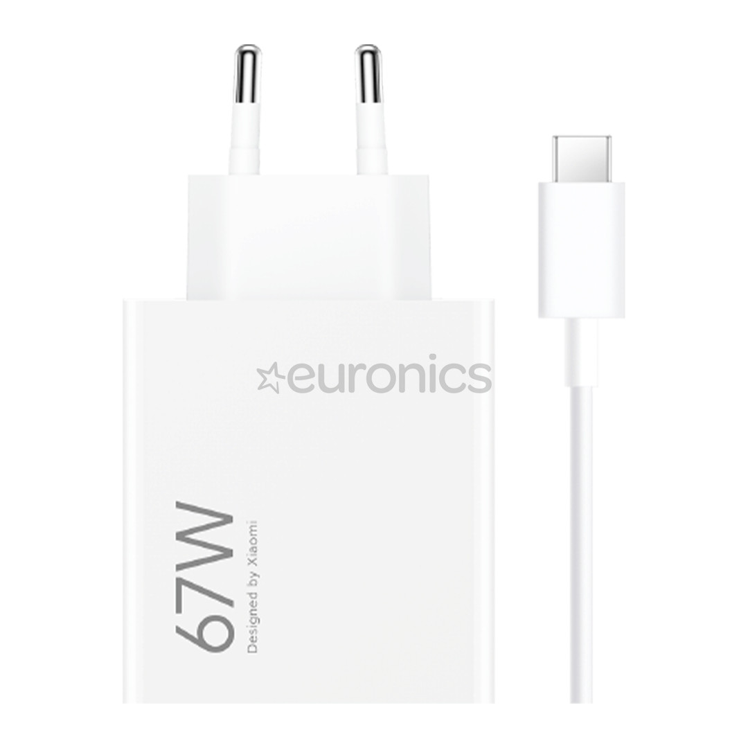 Xiaomi HyperCharge Combo, USB-A, 67 W, valge - Laadija
