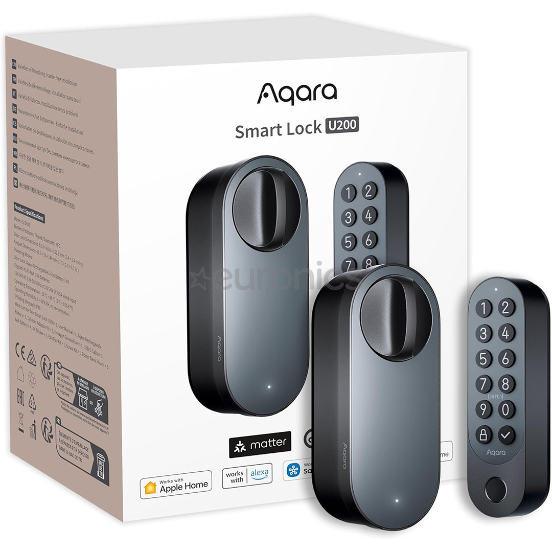 Aqara U200, gray - Smart door lock