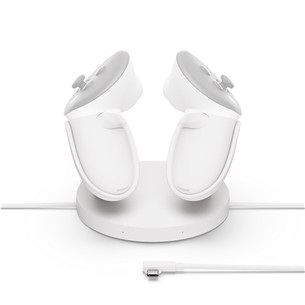 Meta Quest Compact Charging Dock, Quest 3/3S, valge - VR peakomplekti tarvik