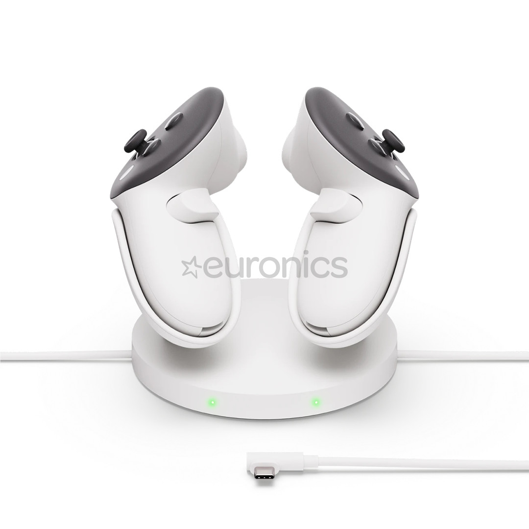 Meta Quest Compact Charging Dock, Quest 3/3S, valge - VR peakomplekti tarvik