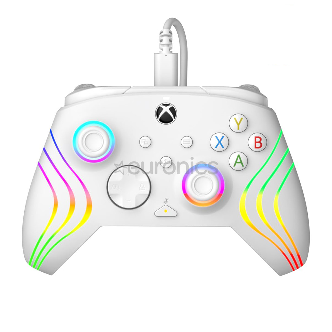 PDP Afterglow Wave, Xbox, white - Controller
