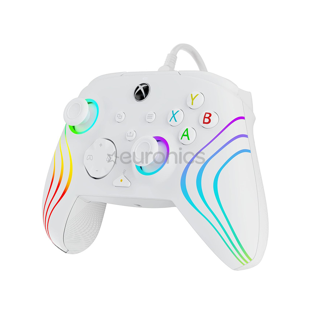 PDP Afterglow Wave, Xbox, white - Controller