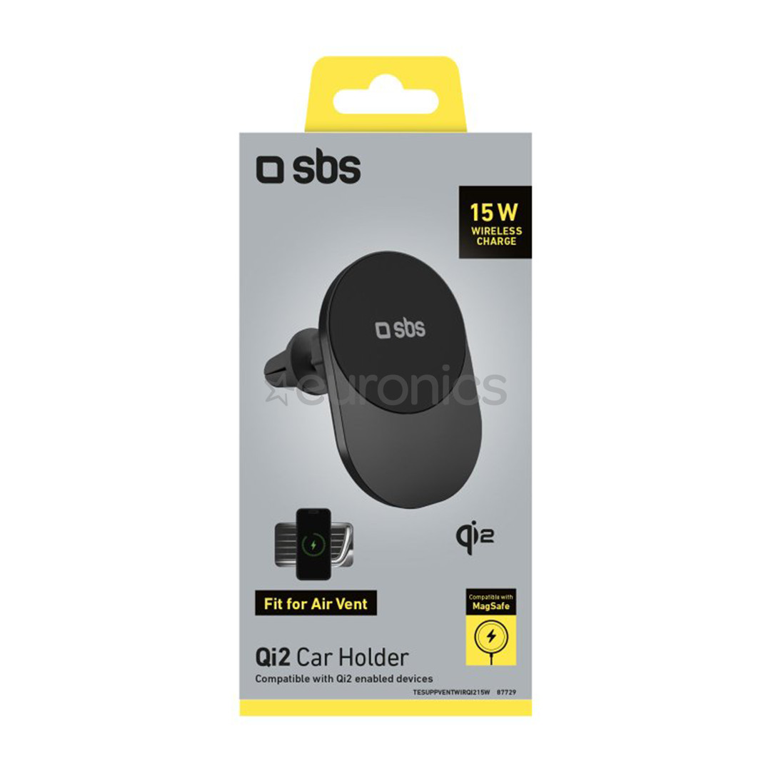 SBS iPhone Car Mount, MagSafe, must - Telefonihoidja autosse