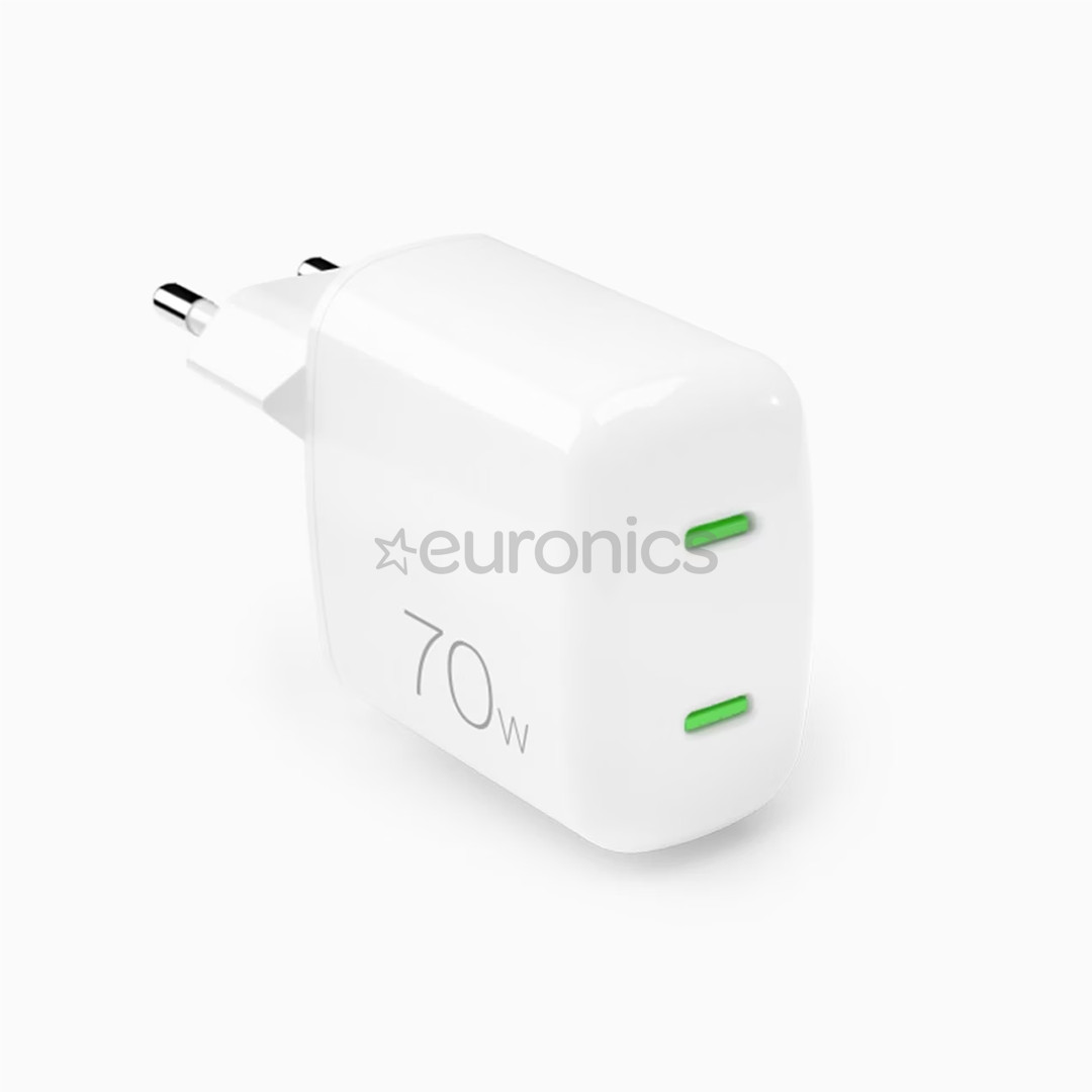 Puro MiniPro GaN Wall Charger, USB-C, 70W, white - Charger