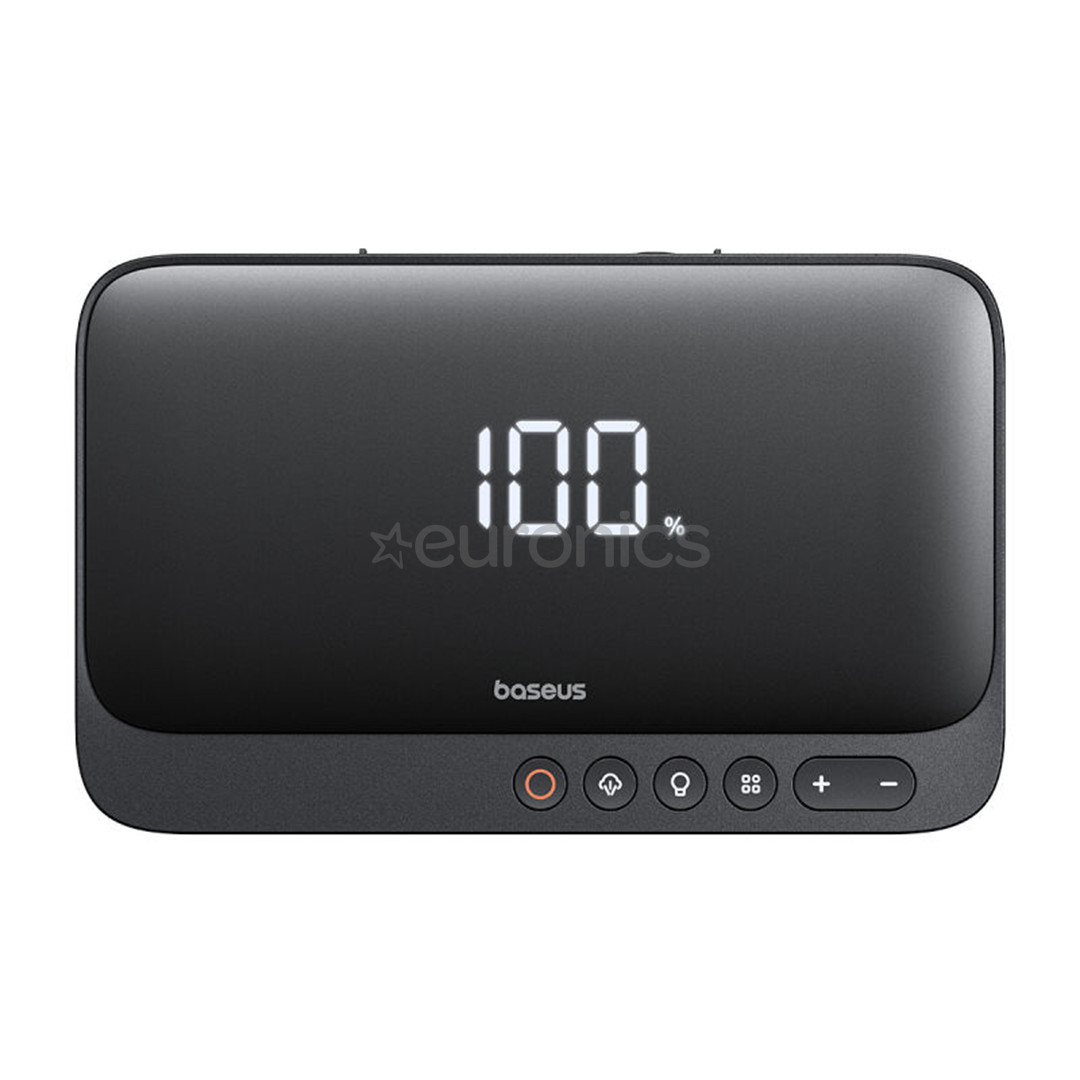 Baseus Super Energy 4-in-1 Jump Starter, 6000 mAh, 600 A, must - Akupank